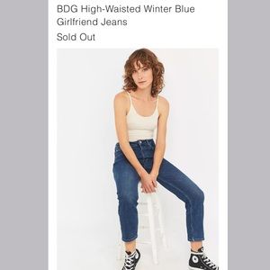 BDG High waisted girlfriend jeans